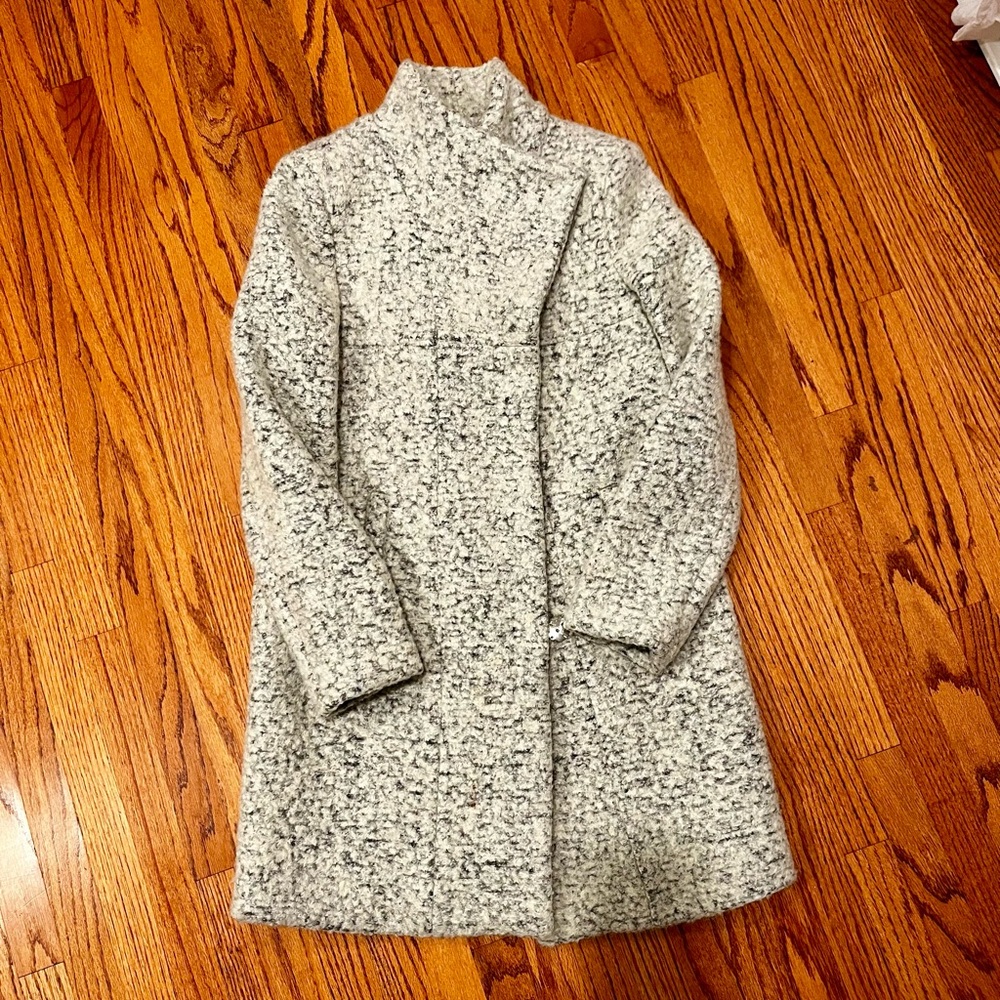 Women’s Kenneth Cole Boucle wool coat.